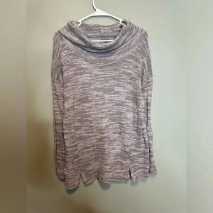 Aerie Women’s Gray Cowl Neck Sweater Longer Length Size‎ Small